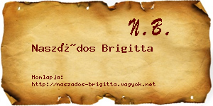 Naszádos Brigitta névjegykártya